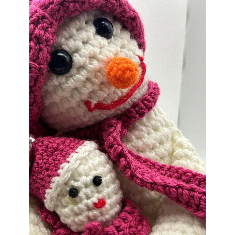 2  handmade Snowmen (12